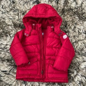 Red Boys Baby Gap Puffer Jacket